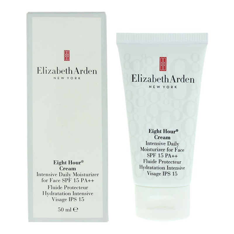 Elizabeth Arden Eight Hour Cream Intensive Daily Moisturiser SPF15 50mlFor Women