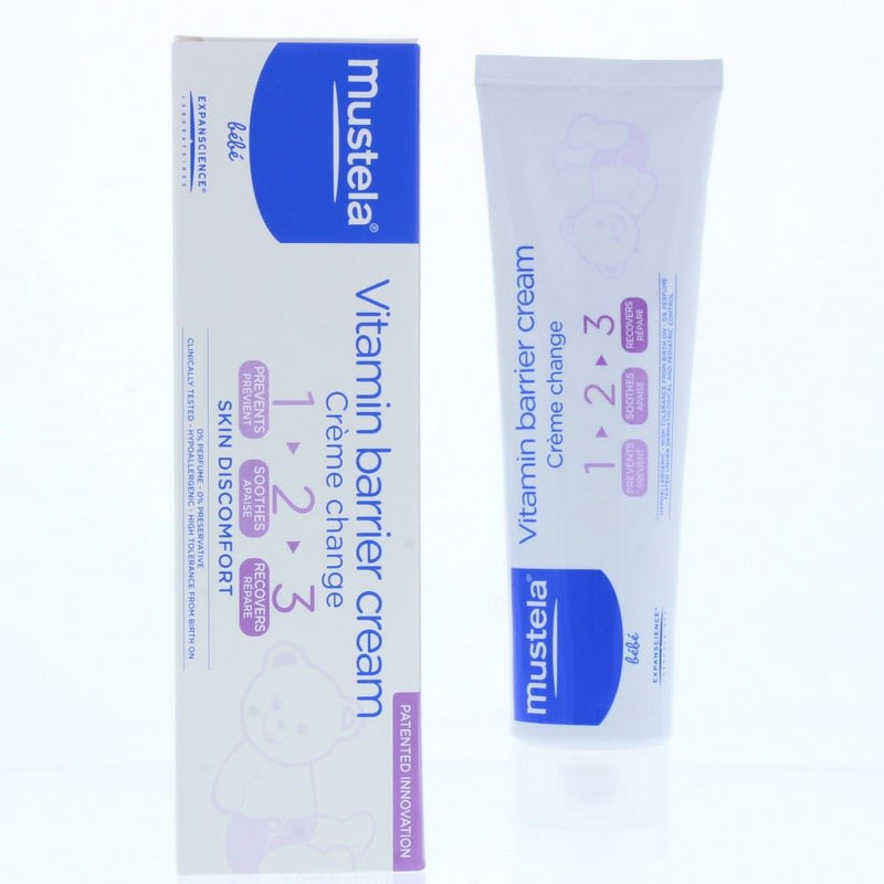 Mustela Baby 123 Vitamin Barrier Cream 100ml