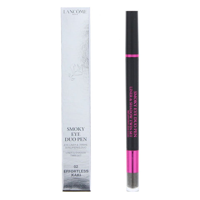Lancome Smoky Eye Duo Pen 02 Effortless Kaki Eye Liner 0.5g Women
