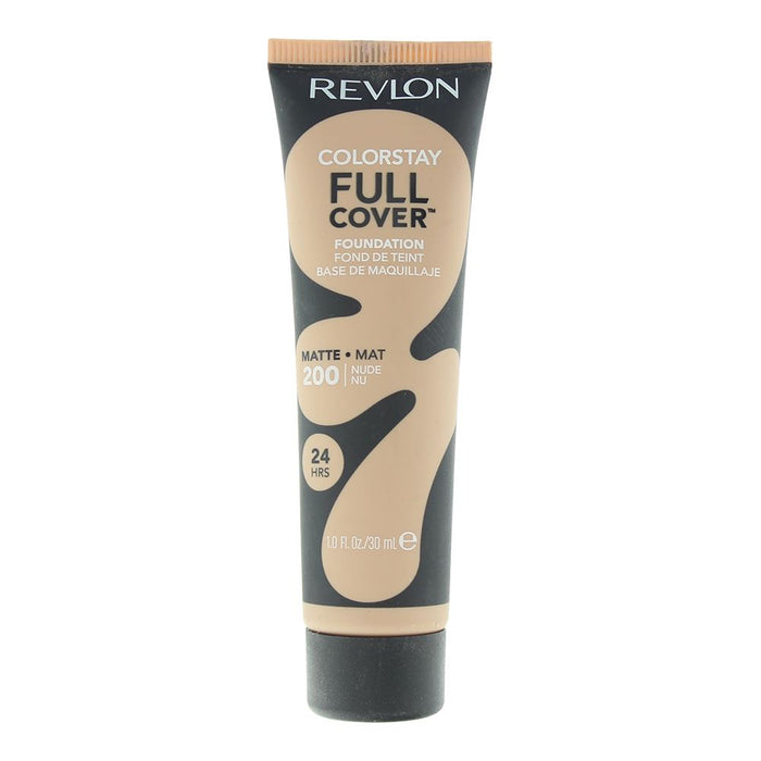 Revlon Colorstay Full Cover Matte 200 Nude Foundation 30ml For Women Her