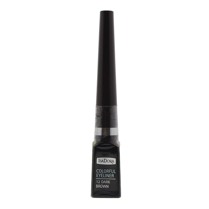 Isadora Colorful 12 Dark Brown Liquid Eyeliner 3.7ml