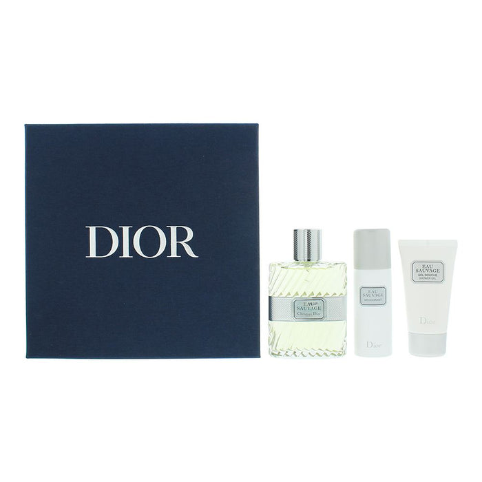 Dior Sauvage 3 Piece Gift Set For Men