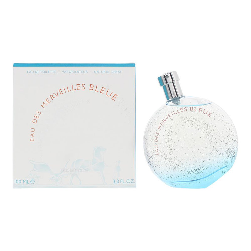 Hermes Eau Des Merveilles Bleue Eau de Toilette 100ml Women Spray