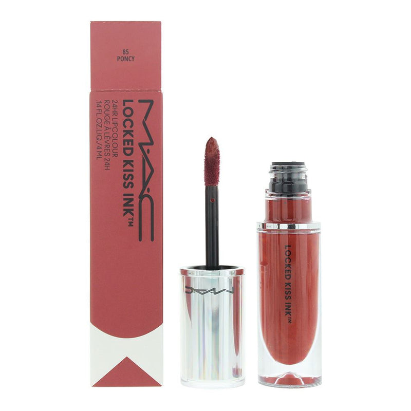 Mac Locked Kiss Ink 85 Poncy Lip Colour 4ml for Women