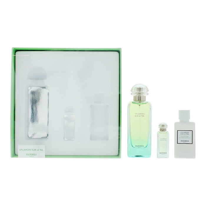 Hermes Un Jardin Sur Le Nil 3 Piece Gift Set For Women
