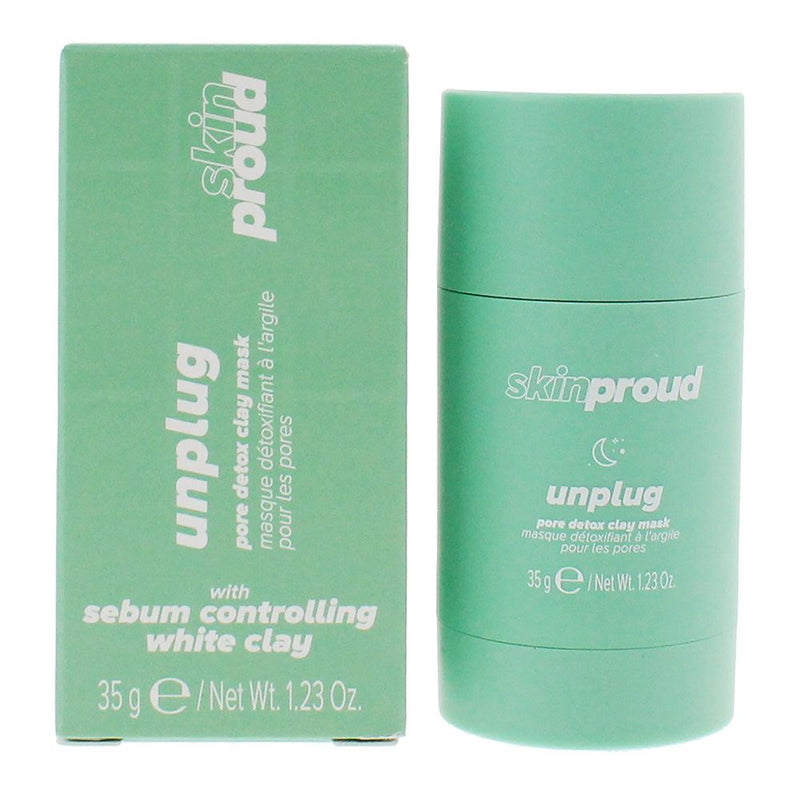 Skin Proud Unplug Pore Detox Clay Stick Mask 35g For Women