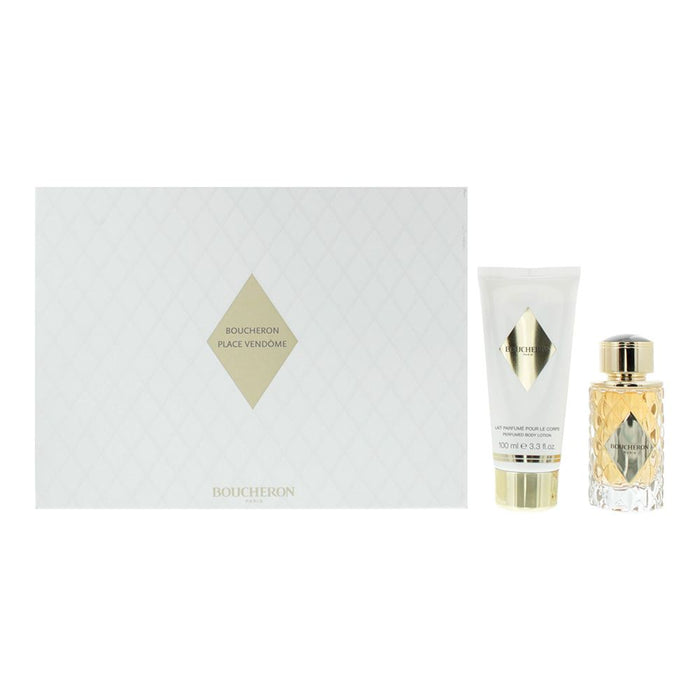Boucheron Place Vendome 2 Pcs Gift Set: EDP 50ml - Body Lotion 100ml Women Spray