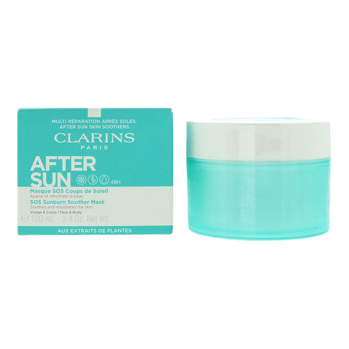 Clarins Sos Sunburn Soother Aftersun Mask 100ml For Women