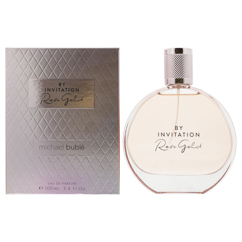 Michael Buble By Invitation Rose Gold Eau de Parfum 100ml Women Spray