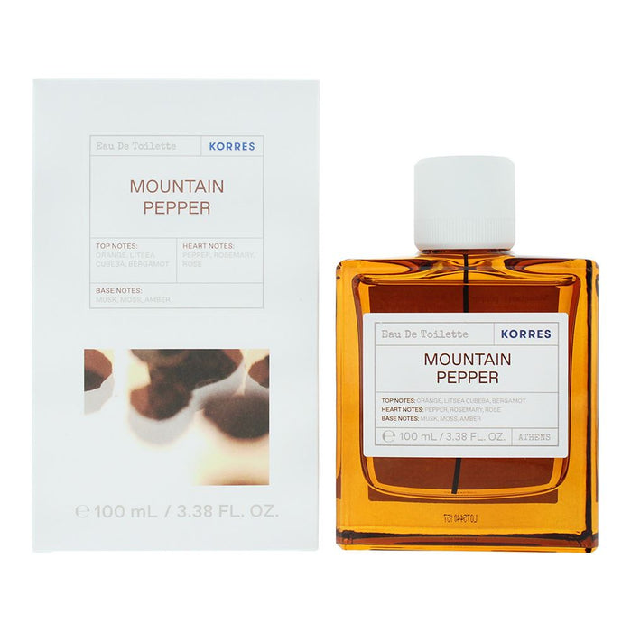 Korres Mountain Pepper Eau de Toilette 100ml For Men