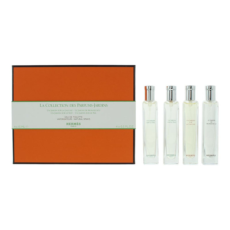 Hermes La Collection Des Parfums - Jardins 4 Piece Gift Set For Unisex