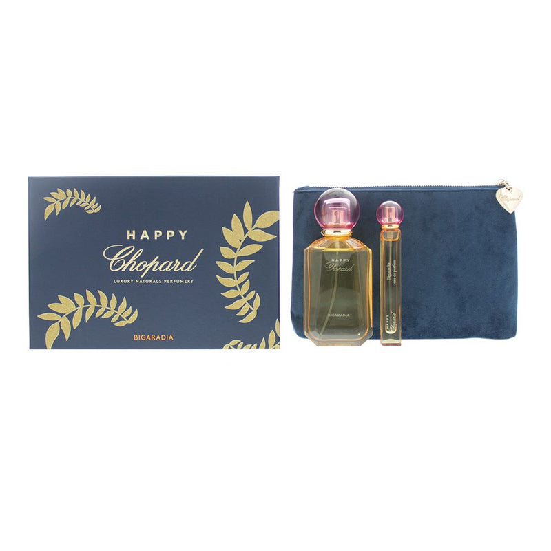 Chopard Happy Chopard Bigardia 3 Piece Gift Set: EDP 100ml - EDP 10ml - Pouch
