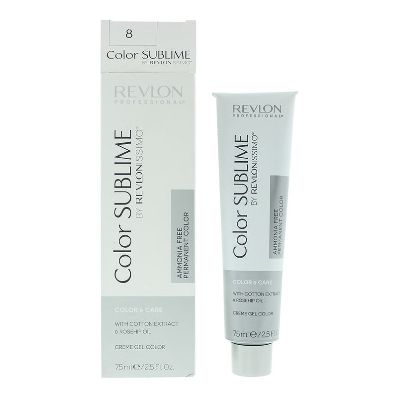 Revlon Color Sublime 8 Light Blonde Hair Colour 75ml For Women Her Brand NEW