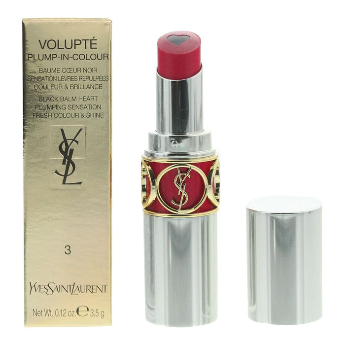 Yves Saint Laurent Volupte Plump-In-Colour 03 Insane Pink Lip Stick 3.5g