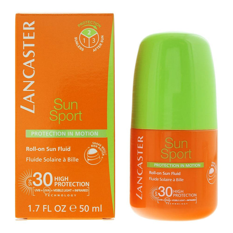 Lancaster Sun Sport Spf 30 Roll-On Sun Fluid 50ml For Unisex
