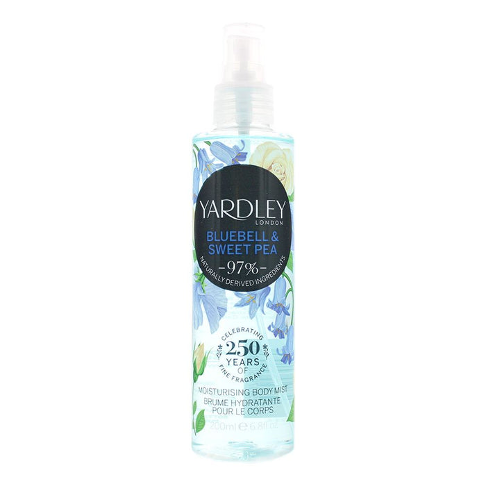 Yardley Bluebell and Sweetpea Body Mist 200ml Women