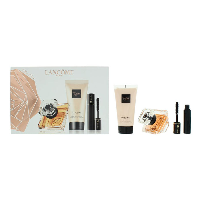 Lancome Tresor : Eau De Parfum 30ml - Body Lotion 50ml - Mascara 2ml Women Spray