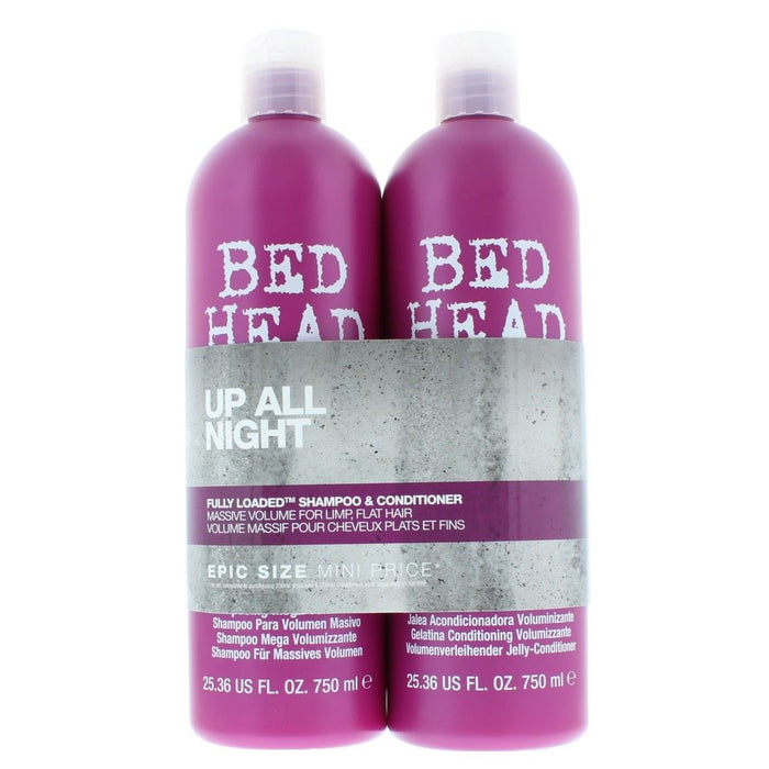 Tigi Bed Head Fully Loaded Up All Night Duo Pack Shampoo  Conditioner 750ml