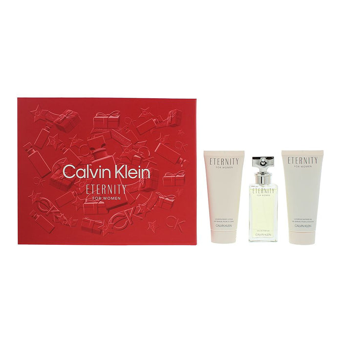 Calvin Klein Eternity For Women 3 Piece Gift Set For Women