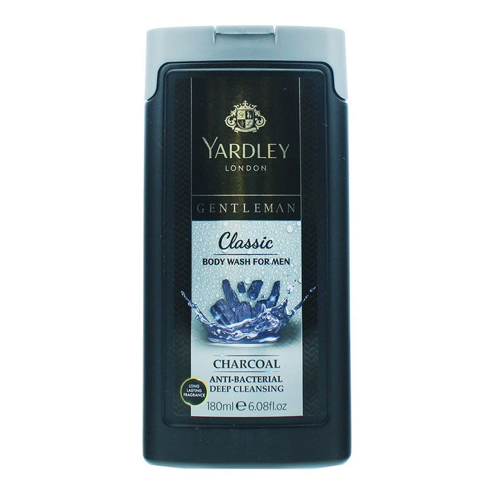 Yardley Gentleman Classic Charcoal Anti-Bacterial Body Wash 180ml Men