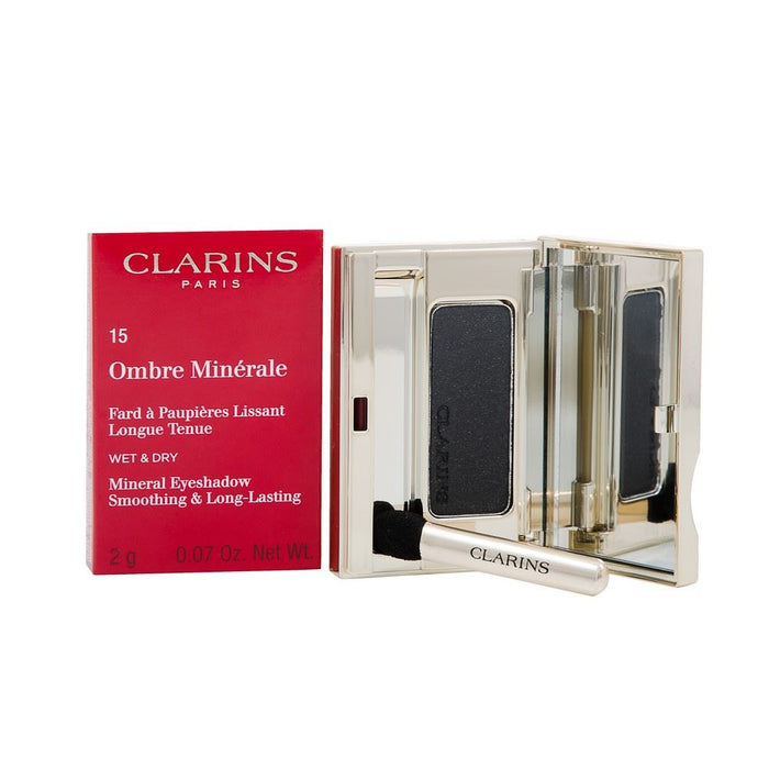 Clarins Ombre Minerale Smoothing Long-Lasting 15 Black Sparkle Eye Shadow 2g