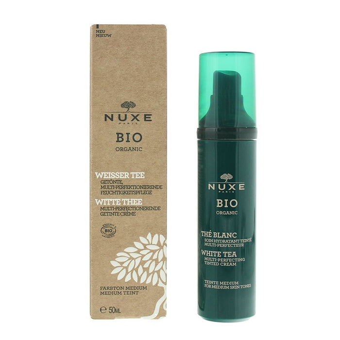 Nuxe Bio Organic White Tea Multi-Perfecting Medium Skin Tones Tinted Cream 50ml