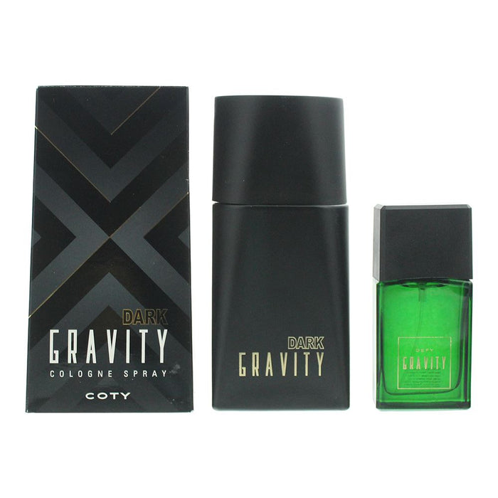 Coty Gravity 2 Piece Gift Set(Dark Gravity Cologne 100ml,Defy GC 30ml)