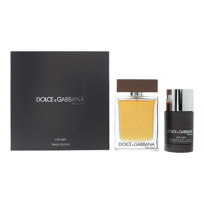 Dolce & Gabbana The One Travel Edition Gift Set: EDT 100ml - Deodorant Stick 70g
