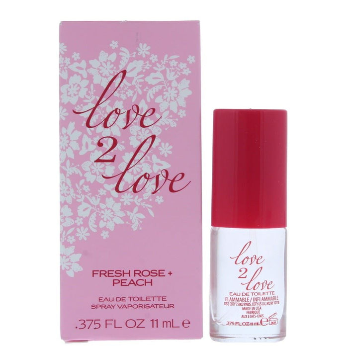 Love 2 Love Coty L2L Fresh Rose Peach Eau de Toilette 11ml Women Spray