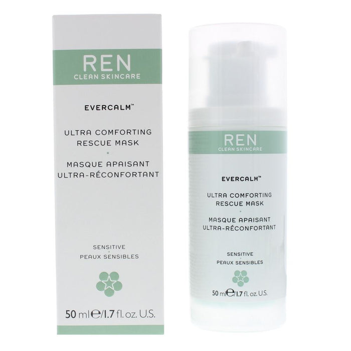 Ren Evercalm Ultra Comforting Rescue Sensitive Skin Mask 50ml Women
