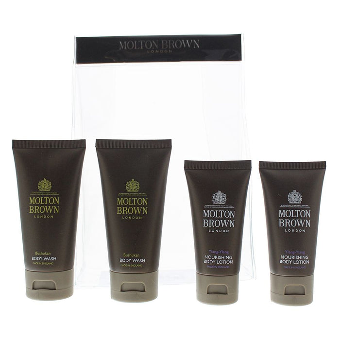 Molton Brown 4 Piece Gift Set (Bushukan BW 2X50ml  Ylang Ylang BL 2X30ml)