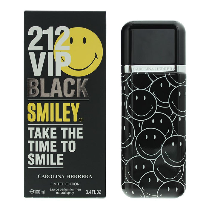 Carolina Herrera 212 Vip Black Smiley Eau de Parfum 100ml Men Spray