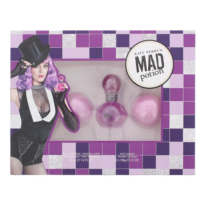 Katy Perry Mad Potion 2 Piece Set - Eau de Parfum 30ml - 2 x 100g Bath Bomb