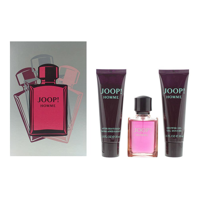 Joop! Homme 3 Piece Gift Set: EDT 30ml - Aftershave Balm 50ml - Shower Gel 50ml