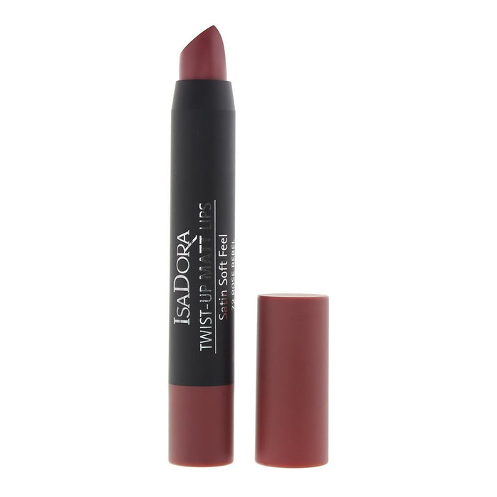 Isadora Twist-Up Matt 72 Rose Rebel Lipstick 3.3g