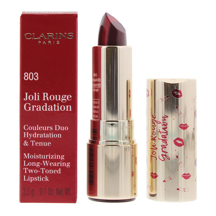 Clarins Joli Rouge Gradation 803 Plum Long Wearing Lipstick 3.5g