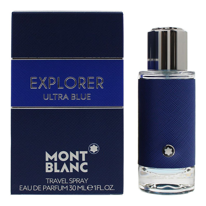 Montblanc Explorer Ultra Blue Eau de Parfum 30ml Travel Spray For Men Spray