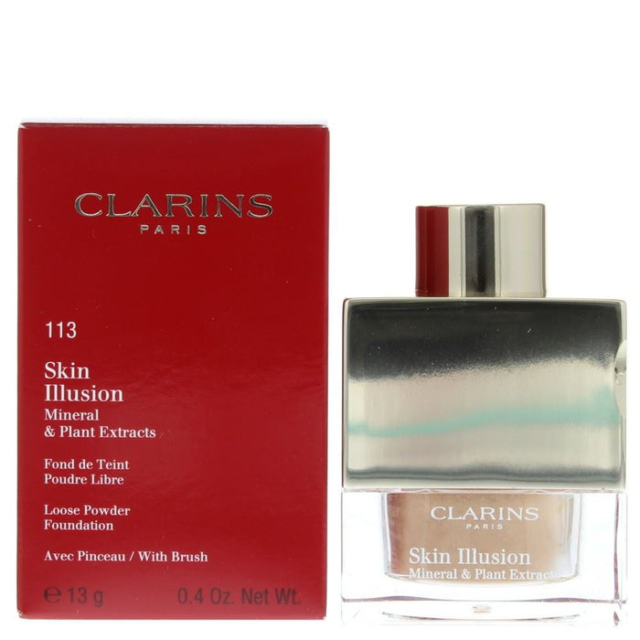 Clarins Skin Illusion Loose 113 Chestnut Powder Foundation 13g Women