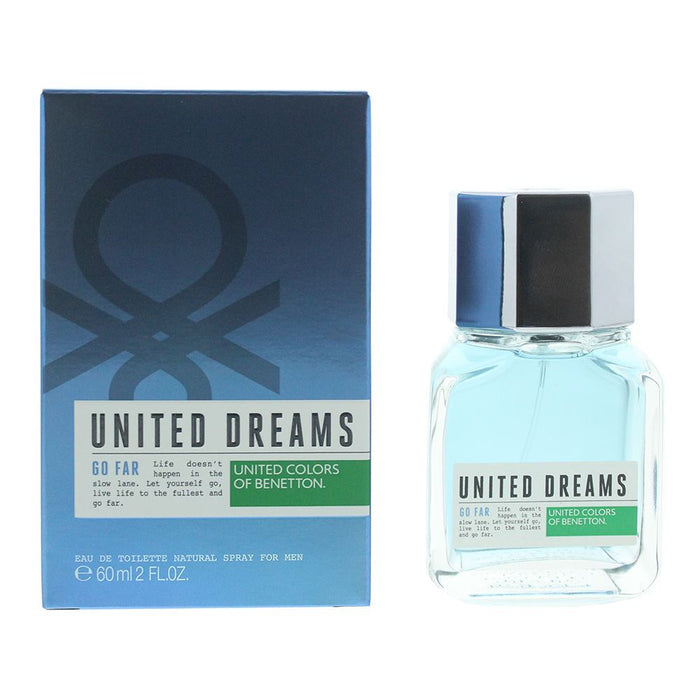 Benetton United Dreams, Go Far Eau de Toilette 60ml Men Spray