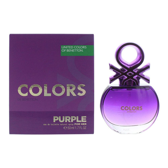 Benetton Colors Purple Eau de Toilette 50ml Women Spray