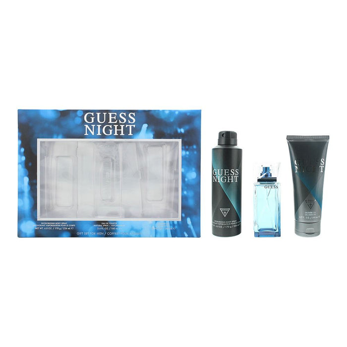 Guess Man EDT 3 Piece Gift Set (EDT 75ml DS 226ml Shower Gel 200ml)