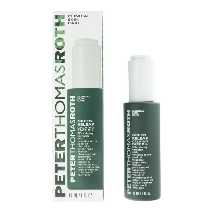 Peter Thomas Roth Green Releaf Calming Face Oil 30ml Women