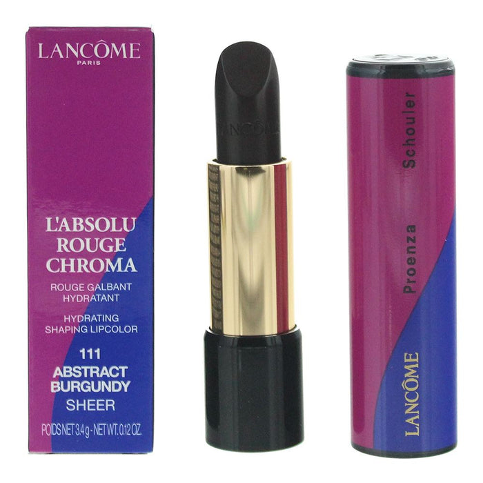 Lancome L'absolu Rouge Chroma 111 Abstract Burgundy Sheer Lipstick 3.4g Women