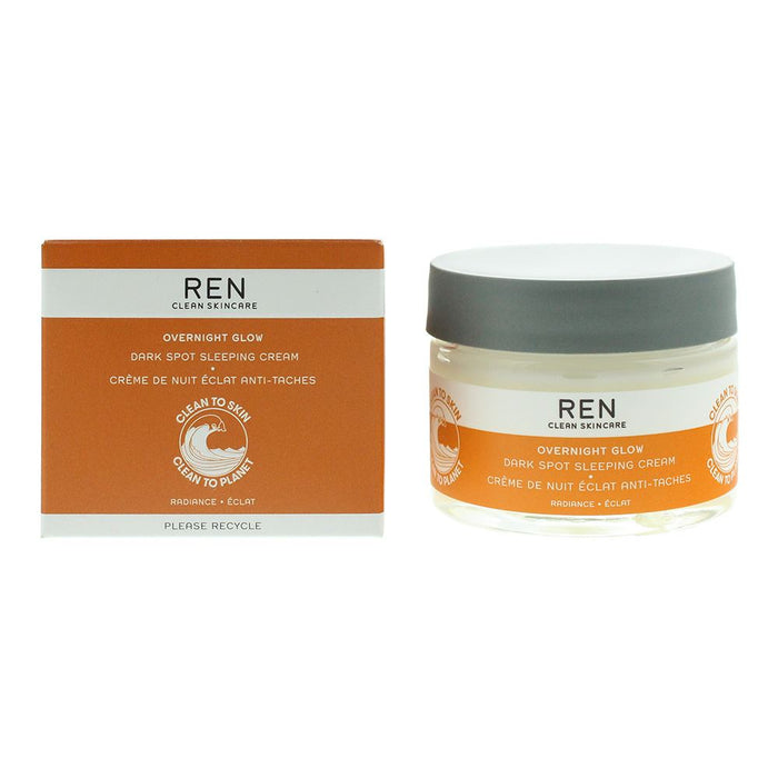 Ren Clean Skincare Overnight Glow Dark Spot Sleeping Cream 50ml Women