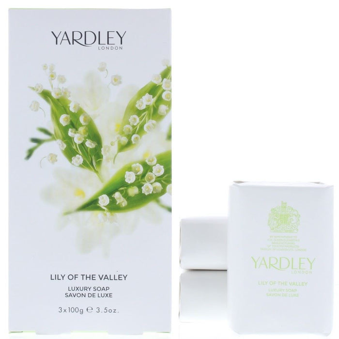 Yardley Lilly Of The Valley 3 X 100g Soap