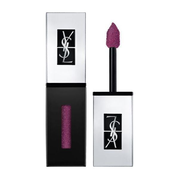 Yves Saint Laurent The Holographics #503 Neon Plum Liquid Lip Stick Glossy Stain