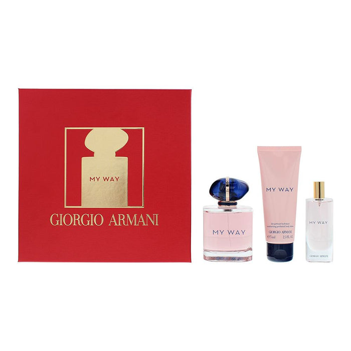 Giorgio Armani My Way 3 Pcs Gift Set For Women