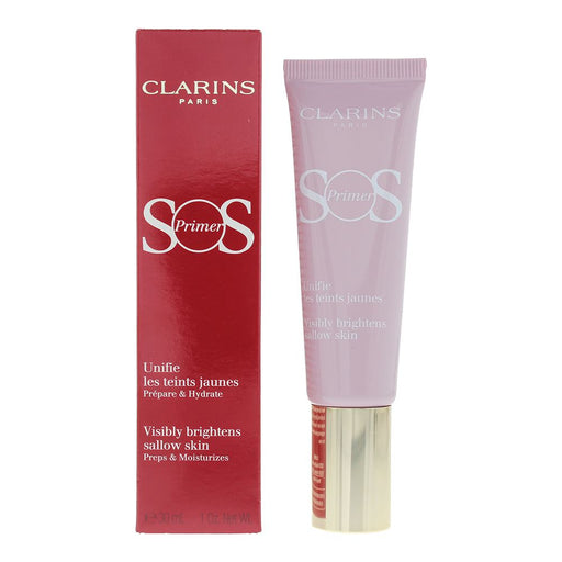 Clarins SOS Primer Visibly Brightens Sallow Skin #05 Lavender 30ml