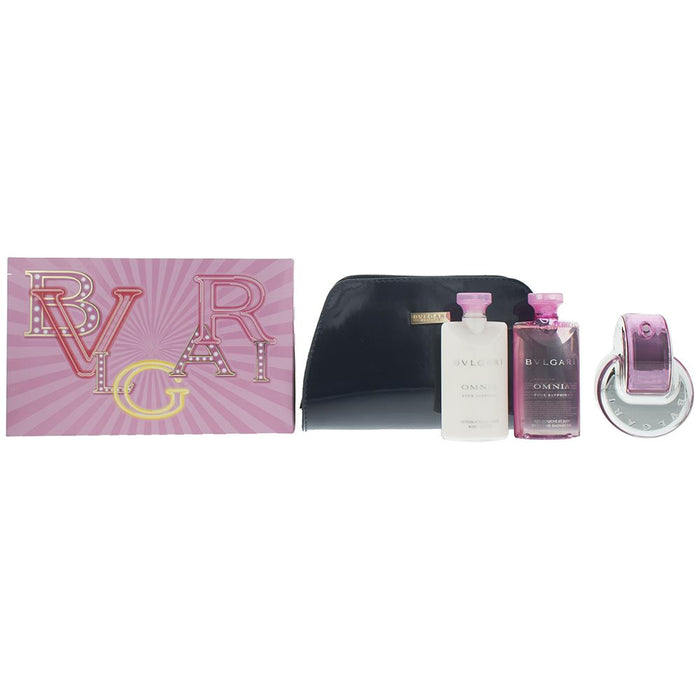 Bulgari Omnia Pink Sapphire Eau de Toilette 4 Pieces Gift Set Women