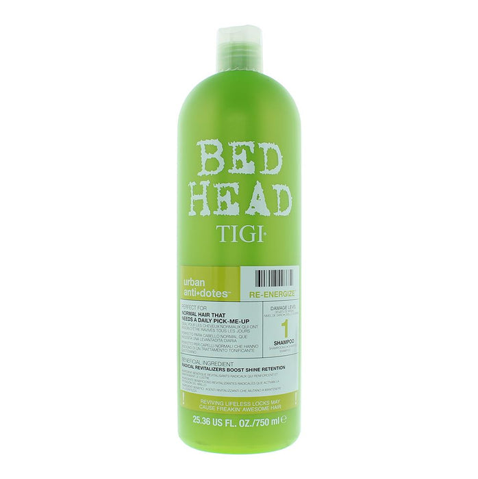 Tigi Bed Head Re-Energize Shampoo 750ml For Women